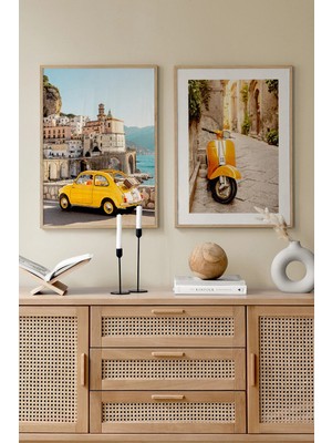 Artavessa 2 Parça Ahşap Çerçeve Görünümlü Mdf Tablo Seti 20X30 cm - Model 9