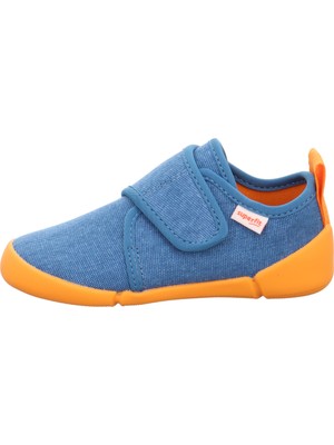 Superfit Venti Çocuk Ev Kreş Ayakkabısı - Mavi Turuncu 006700-8020
