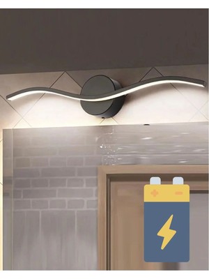 Ömür Avize Kripto Pilli Yapışkanlı Aç Kapa Tuşlu Siyah Kasa Aplik