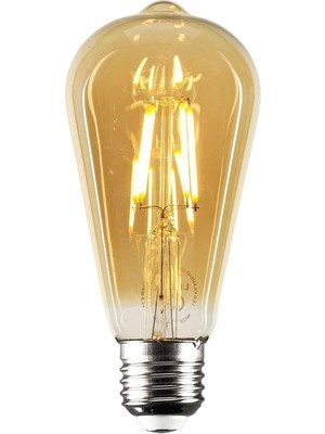 Ömür Avize 8W E27 Amber Renk Rustik LED Ampul CT-4290( Tekli Gönderilmektedir)