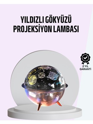 LTG Nova USB Şarjlı Uzay Temalı Işık Projektörü Hava Nemlendirici