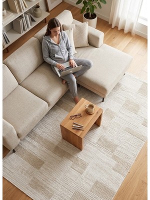 Çerkez Halı Lecce Collection Premium Akrilik Modern Halı – Yumuşak Dokulu, Kolay Temizlenir, Çok Amaçlı