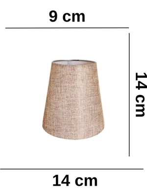 Ömür Avize Abajur Konik Şapkası