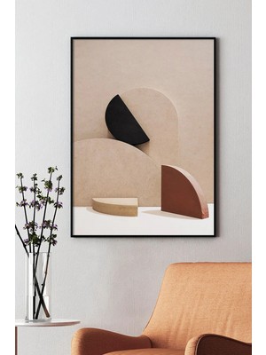 Artavessa Tek Parça Ahşap Çerçeve Görünümlü Pantene Renk Serisi Mdf Tablo 20X30 cm - Model 6