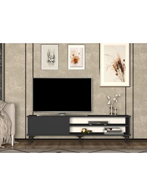 Alina Dizayn Asya    Tv    Ünitesi  Antrasit