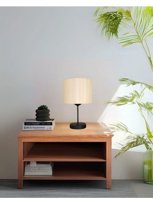 Ömür Avize Pablo Siyah Tekli Masa Lambası