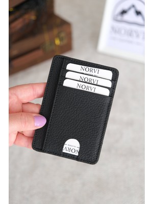 Norvi Leather Hakiki Deri Kartlık Kimlik Bölmeli 1140