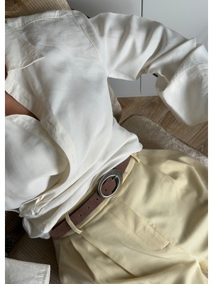 KİLİGİSTANBUL Rani Süet Görünümlü Kemer 100 cm