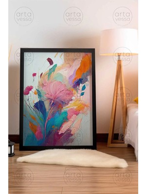 Artavessa Tek Parça Siyah Çerçeveli Tablo - ARTPLSTKSYH34