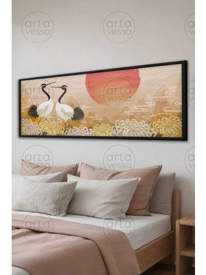 Artavessa Tek Parça Siyah Çerçeveli Panoramik Tablo - ARTSYHMDFYTY21