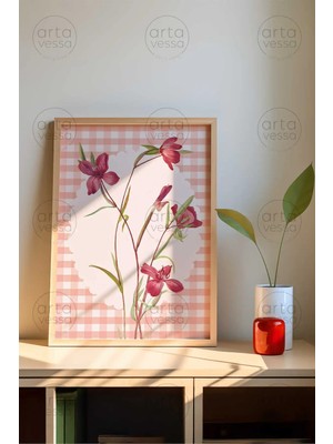 Artavessa Tek Parça Ham Renk Gerçek Ahşap Çerçeveli Tablo - Tekartcrvmdf-38