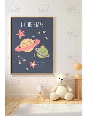 Artavessa Tek Parça Ham Renk Gerçek Ahşap Çerçeveli Tablo - Teknrsymdf-34