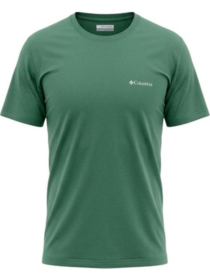 Columbia CS0282 Csc M Basic Sm Logo Brushed Ss Tee Haki Erkek Tshirt