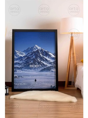 Artavessa Tek Parça Siyah Çerçeveli Tablo - ARTPLSTKSYH41