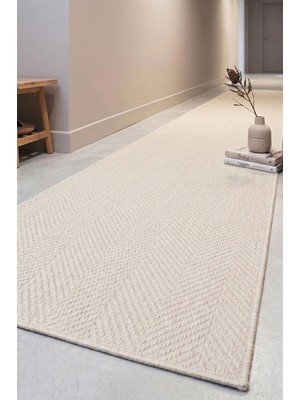 Melaris Halı Yeni Nesil Çerçeveli Sisal Yolluk Yumuşak Dokuma Kilim Kaymaz Pamuk Taban Bordürlü Halı