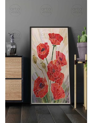 Artavessa Tek Parça Siyah Çerçeveli Panoramik Tablo - Artsyhmdfdky5