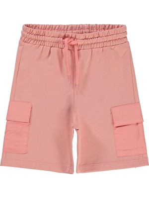 Civil Girls Kargo Cepli 2-5 Yaş Kapri - Pudra