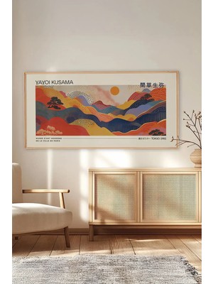 Artavessa Tek Parça Gerçek Ham Ahşap Yatay Panorama Çerçeveli Tablo - Model 22