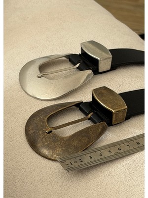 KİLİGİSTANBUL Iggy Siyah Suni Deri Kemer 100 cm