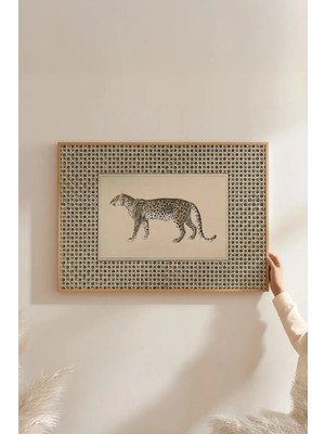 Artavessa Tek Parça Gerçek Ham Ahşap Çerçeveli Tablo - Model 26