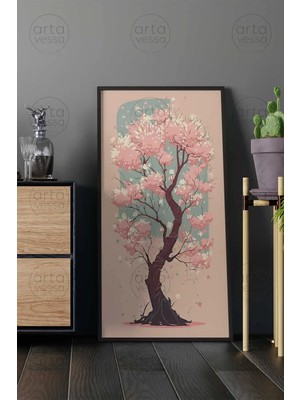 Artavessa Tek Parça Siyah Çerçeveli Panoramik Tablo - Artsyhmdfdky9