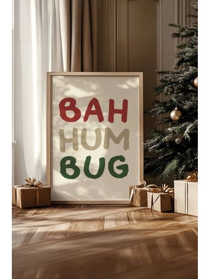 Artavessa Tek Parça Gerçek Ham Ahşap Çerçeveli Yılbaşı(New Year) Temalı Tablo - Model 17