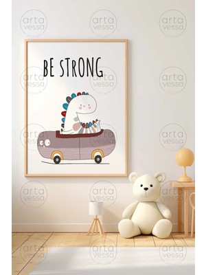 Artavessa Tek Parça Ham Renk Gerçek Ahşap Çerçeveli Tablo - Teknrsymdf-22