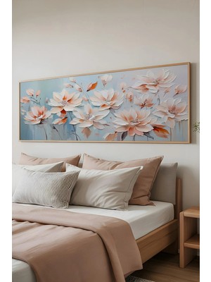 Artavessa Tek Parça Gerçek Ham Ahşap Yatay Panorama Çerçeveli Tablo - Model 13