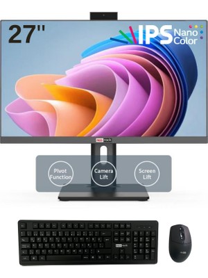 Redrock Highline I7 13650H, 8gb, 512GB, 27" Pivot, Wireles Kb&mo, All-In-One Pc