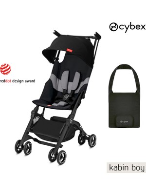 Cybex GB Pockit Plus + Taşıma Çantası (Dünyanın En Küçük Katlanan Kabin Boy Bebek Arabası)