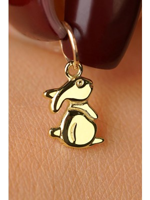 Fiyonk Kuyumculuk 14 Ayar Altın Tavşan Kolye Ucu