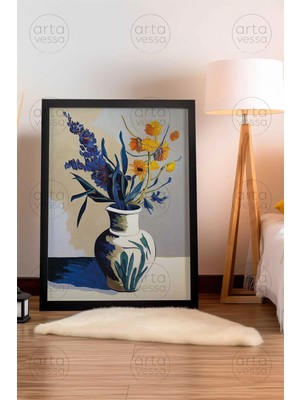 Artavessa Tek Parça Siyah Çerçeveli Tablo - ARTPLSTKSYH35