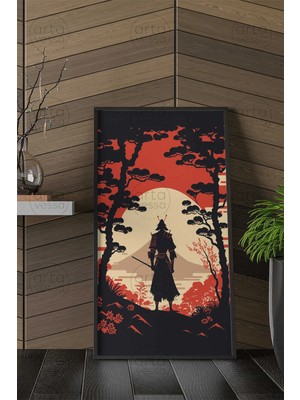 Artavessa Tek Parça Siyah Çerçeveli Panoramik Tablo - Artsyhmdfdky6