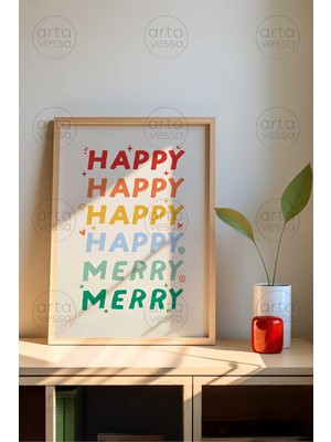 Artavessa Tek Parça Ham Renk Gerçek Ahşap Çerçeveli Tablo - Tekartcrvmdf-11