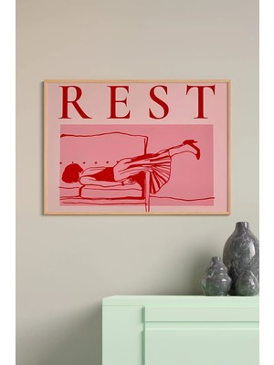 Artavessa Tek Parça Gerçek Ham Ahşap Çerçeveli Tablo - Model 7