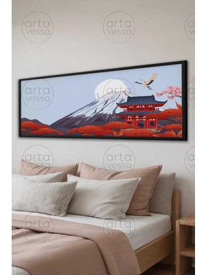 Artavessa Tek Parça Siyah Çerçeveli Panoramik Tablo - ARTSYHMDFYTY10
