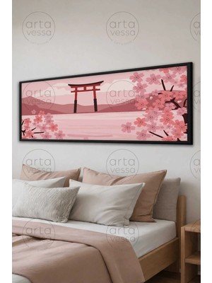 Artavessa Tek Parça Siyah Çerçeveli Panoramik Tablo - ARTSYHMDFYTY13