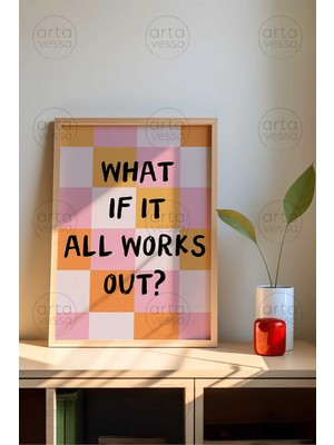 Artavessa Tek Parça Ham Renk Gerçek Ahşap Çerçeveli Tablo - Tekartcrvmdf-35