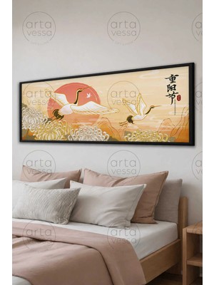 Artavessa Tek Parça Siyah Çerçeveli Panoramik Tablo - ARTSYHMDFYTY22