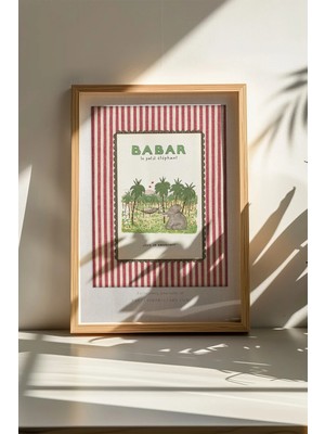 Artavessa Tek Parça Gerçek Ham Ahşap Çerçeveli Tablo - Model 25