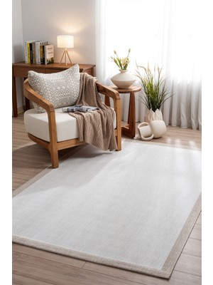 Koza Halı Fresco Soft Ekru Vizon Yıkanabilir Halı A3936A