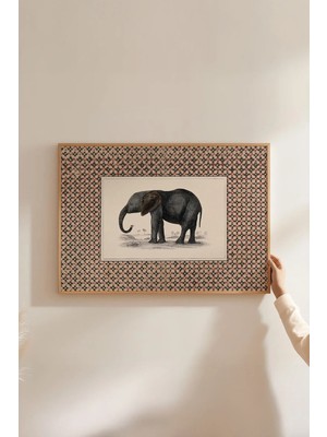 Artavessa Tek Parça Gerçek Ham Ahşap Çerçeveli Tablo - Model 29