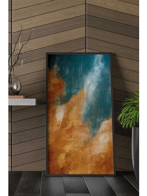 Artavessa Tek Parça Siyah Çerçeveli Panoramik Tablo - ARTSYHMDFDKY15