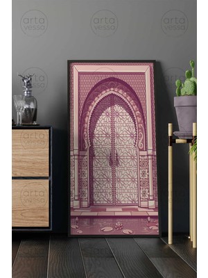 Artavessa Tek Parça Siyah Çerçeveli Panoramik Tablo - ARTSYHMDFDKY11