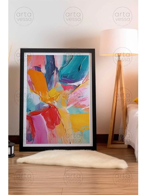 Artavessa Tek Parça Siyah Çerçeveli Tablo - ARTPLSTKSYH32