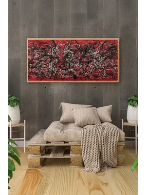 Artavessa Tek Parça Gerçek Ham Ahşap Yatay Panorama Çerçeveli Tablo - Model 10