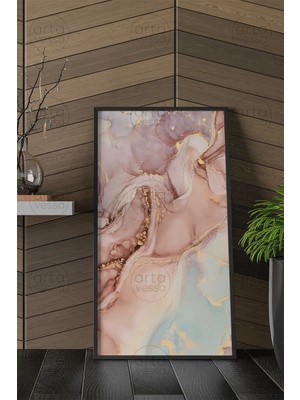 Artavessa Tek Parça Siyah Çerçeveli Panoramik Tablo - ARTSYHMDFDKY21