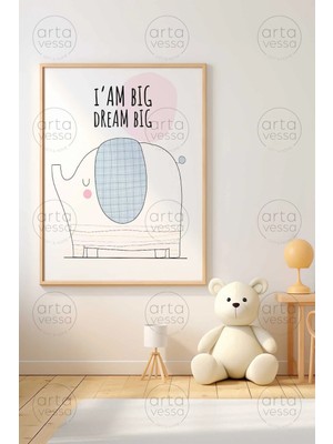 Artavessa Tek Parça Ham Renk Gerçek Ahşap Çerçeveli Tablo - Teknrsymdf-18