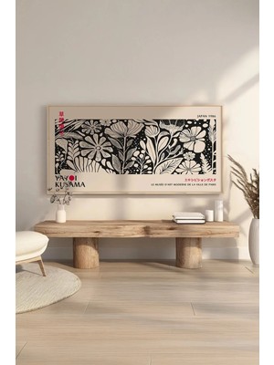 Artavessa Tek Parça Gerçek Ham Ahşap Yatay Panorama Çerçeveli Tablo - Model 5