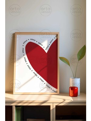 Artavessa Tek Parça Ham Renk Gerçek Ahşap Çerçeveli Tablo - Tekartcrvmdf-40